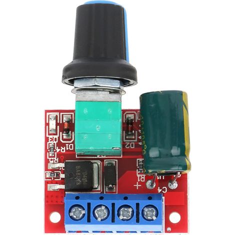 5V-35V 5A DC-Motordrehzahlregler LED-Motordrehzahlregler Dimmer (1/5)