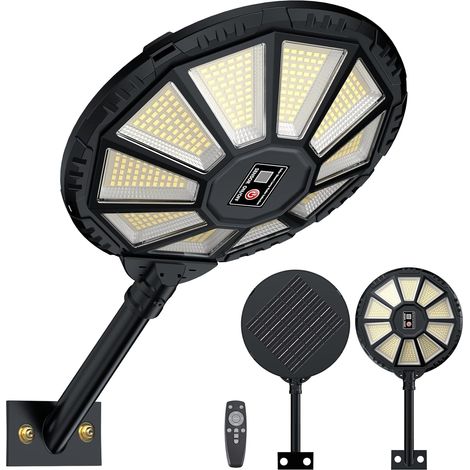 Solar Lights Outdoor, 8500K Solar Lights Outdoor Waterproof, Dusk to Dawn Motion Sensor Flood Light for Yard, Parking, Yards, Garages (1 Piece) (1/5)