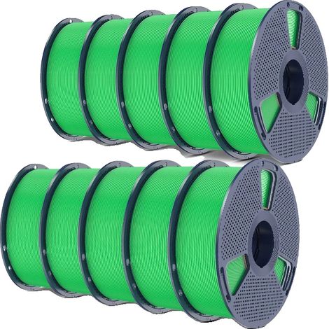 Filamento PLA Plus, resistenza migliorata, compatibilità versatile, verde (1/2)