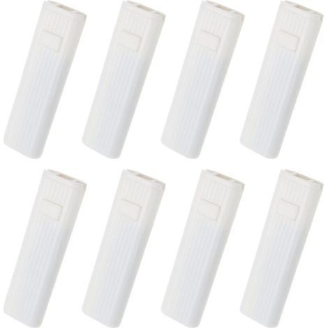 Set mit 8 Ersatzgewichten für Vertikalrollos, Fensterläden, weißem Kunststoff-Sicherheitsgriff, Spannvorrichtung und Jalousienzubehör (1/4)