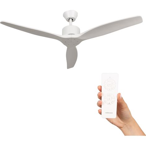 Mellerware —Brizy Bright —Ventilateur de plafond — Blanc — LED 45W (1/5)