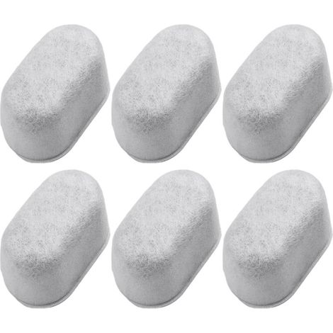 Lot de 6 cartouches filtrantes pour machines à café Breville BWF100 compatibles avec les modèles BKC600XL et BKC700XL. Système de filtration au charbon actif multi-étapes. (1/5)