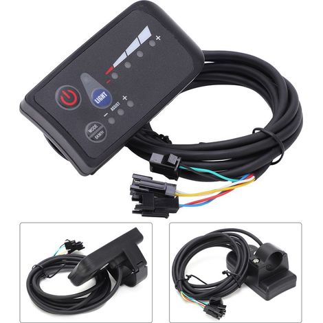 Écran LCD 810 pour Vélo Électrique 24V - Contrôle de Vitesse et Tableau de Bord (1/5)