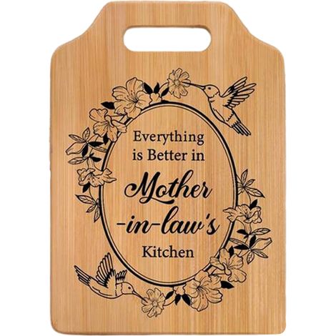 Planche à Découper - En Bambou Naturel - 31 x 22 cm - Pour Cuisine Intérieure - Usage Polyvalent Coupes et Présentation - 1 Pièce (1/5)