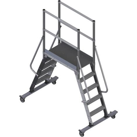 Piattaforma 5 gradini - Altezza massima di lavoro 3.15m - SLPDA/125/600-R