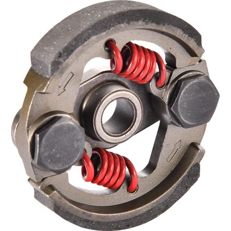 SHINING HOUSELourd Devoir Coussinet D'embrayage avec 2 Ressorts Remplacement pour 2 Temps 43cc 49cc 50cc CAG MTA1 MTA2 X1 X3 Moteur Scooter Pocket Bike Dirt Pit Bike Mini Quad Rouge