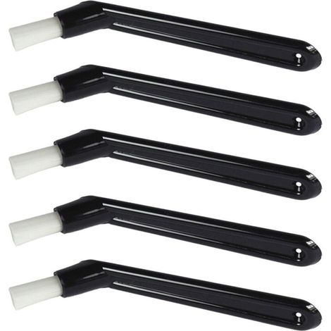 5 Brosse de nettoyage,poignée en bois,soies souples,pour machine à café et broyeur,cuisine (1/5)
