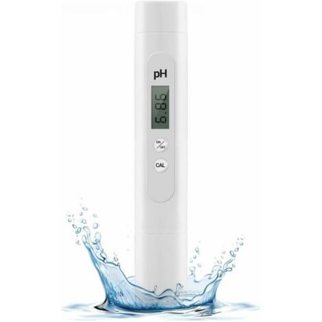 Testeur PH Mètre Électronique, Plage de Mesure de 0 à 14 pH, Testeur pH Piscine de Haute Précision, pH Metre pour Piscine, Aquarium, Eau Potable (1/5)