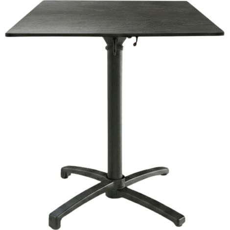 Table Pliable 59x59 cm plateau Compact modèle TABLE CAPRI COMPACT pied T-One (1/3)