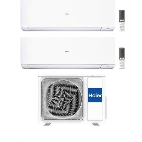 Haier Climatizzatore Dual Split Serie Expert 9+12 Con 2U50S2SM1FA-3 Inverter Wi-Fi Classe A+++