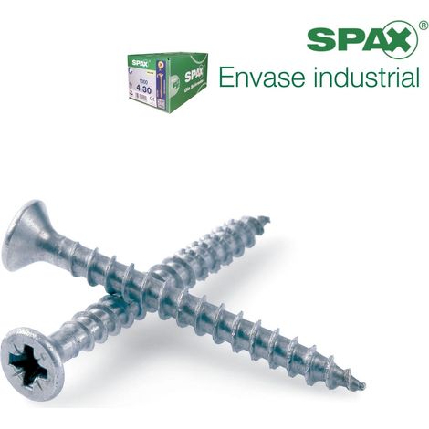 Caja de: 200 Uds. Tornillo Abc Spax-S Acero Inox Cabeza Plana 3.5X20