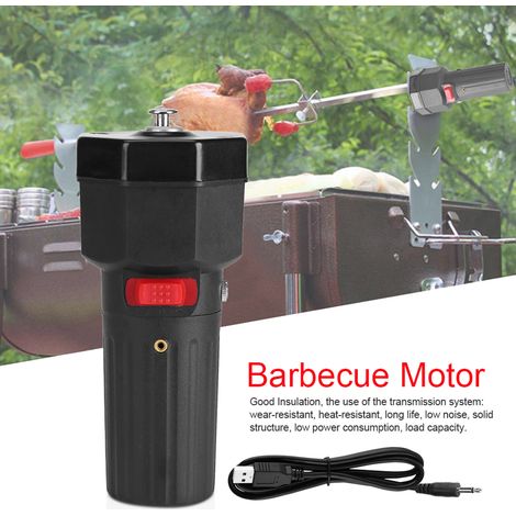 5V Barbecue Rotateur Moteur Support Fixation Rôtissoire Gril Solide avec Câble USB Boost (1/5)