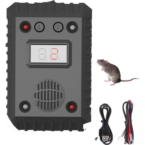Répulsif à souris pour moteur de voiture, à ultrasons et à piles, résistant à la pluie, à placer sous le capot. (1/5)