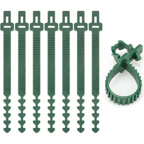 8 Pieces Tree Ties 24CM, Green Tree Branch Ties, Tree Ties, Tree Support and Ties, for Supporting Trees and Plants (1/3)