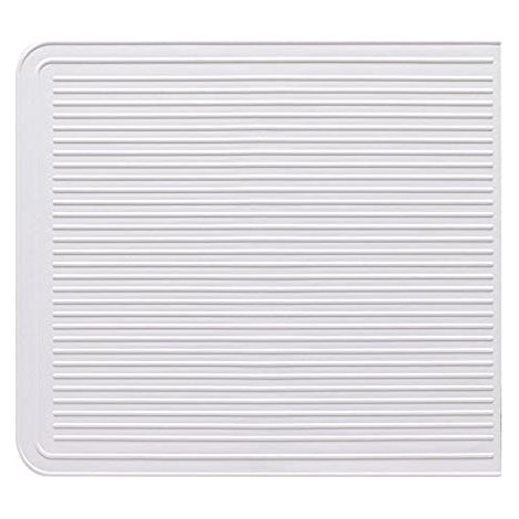 Excelsa Mats Tappeto Piano Lavello, Gomma, Bianco, 39x35 cm (1/2)