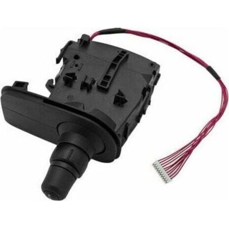 Commutateur de clignotant compatible Renault Clio III, Modus, Kangoo – Référence 8201590638, noir, pièce d’origine