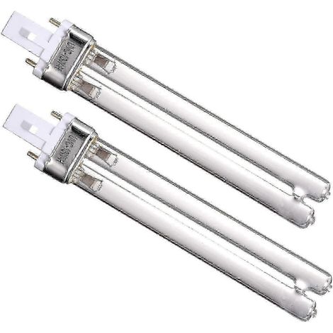 Lot de 2 ampoules UV G23 13W pour aquarium - Ampoules UV SunSun Jebao 13W, version 0813 (1/5)
