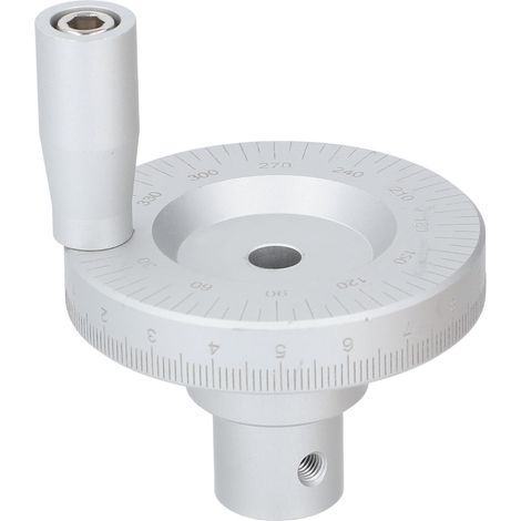 Volant de tour en alliage d'aluminium, diamètre intérieur de 8mm, haute précision, roue de remplacement pour Rail de guidage de Table coulissante (1/5)