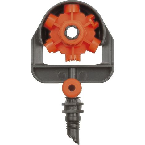 Buse de douche Micro-Drip 6 axes : tête d'arrosage réglable pour un arrosage efficace du jardin, 6 jets d'eau, 2 pièces (1396-20) (1/5)