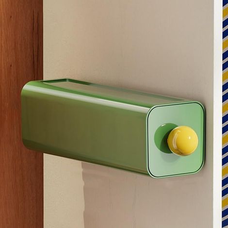 Boîte de rangement pour sous-vêtements, boîte murale pour sous-vêtements et chaussettes, pour la maison, montage mural sans trace, pour dortoir, vert (1/4)