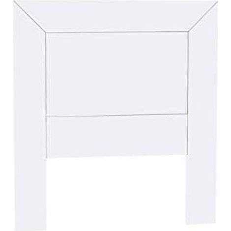Cabecero madera en acabado blanco 110 cm(alto), 100 cm (ancho), 2 cm (fondo) (1/2)