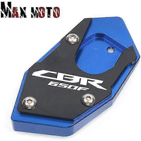 Seitenständer-Verlängerungsplatte für Honda CBR650R, CBR650F, CB650R, CB650F (Modelljahre 2019–2020) – Blau