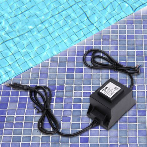 Ej.Life Wasserdichter Transformator für LED-Unterwasserbeleuchtung Im Schwimmbad, 12 V Ausgang, EU-Stecker 220 V (1/5)