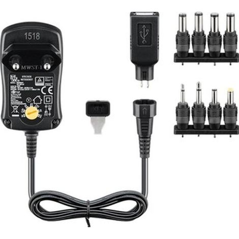 Universelles Netzteil USB Adapter 600mA für Handy Smartphone Tablet Wentronic NTS 600 (1/5)