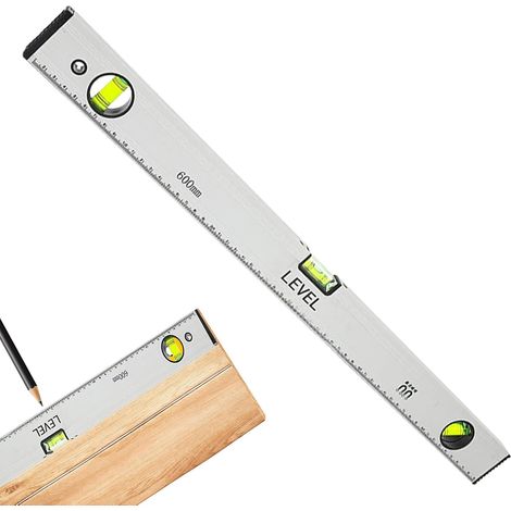 Niveau Magnétique Règle,Niveau Magnétique en Aluminium de Précision - Outil de Mesure Polyvalent pour Menuiserie Rénovation et Chantier (1/5)