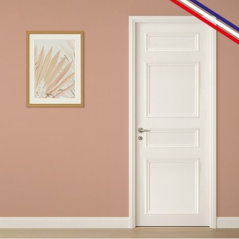 Lot de 2 kits pour moulures de porte en bois - à doucine - Prêt à coller et peindre