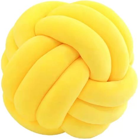 Coussin rond à nœud - Décoratif pour sol et voiture (1/5)
