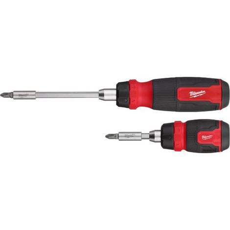 Milwaukee Multi-Bit Schraubendreher Set 2 tlg. mit Ratschenfunktion ( 4932492811 )