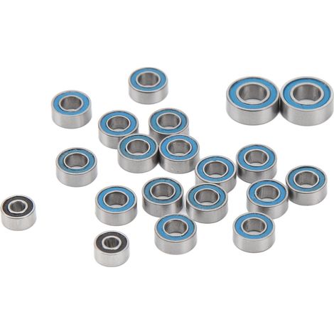 Lot de 20 roulements à billes en acier pour jantes RC AXIAL 1/24 SCX24, avec double joint en caoutchouc étanche. (1/5)