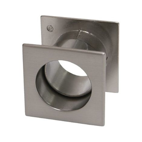 TW01 Lüftungshülse, quadratisch, gebürstetes Nickel (1/2)