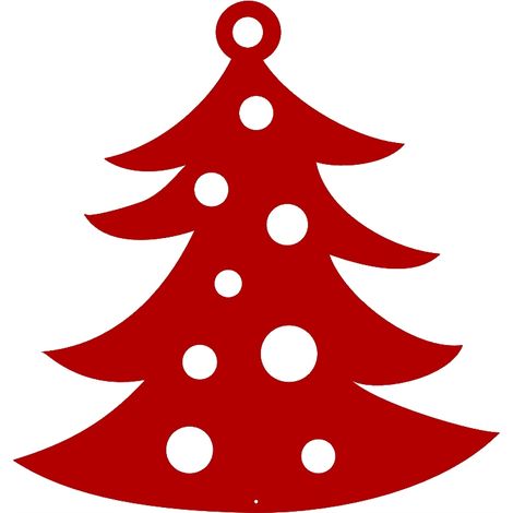 Weihnachtsanhänger 20 € - WEIHNACHTSBAUM - Durchbrochene Weihnachtsdekoration - WINTERFERIEN
