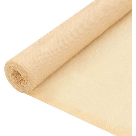 vidaXL Rete per Privacy in HDPE 1,5x25 m Beige (1/5)