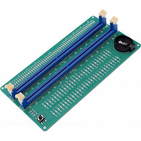 DDR4 Memory Tester, Dual Slot Desktop Memory Diagnostic Analyzer with LED Indicators for Troubleshooting and Repairing Faults (1/5)
