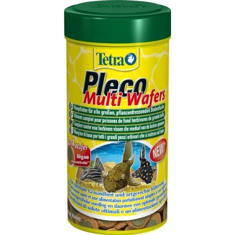 Pastilles de spiruline Tetra Pleco 250 ml - aliment pour poissons herbivores de fond (1/3)
