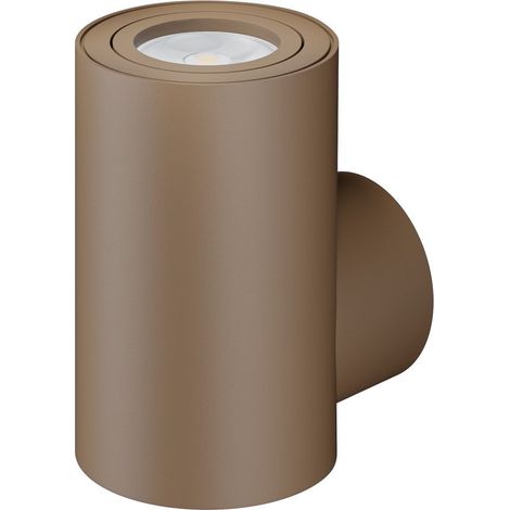Applique Murale Cylindrique Led Gu10 38°, Finition Corten, Design Moderne Pour Éclairage Intérieur - Beneito & Faure (1/5)