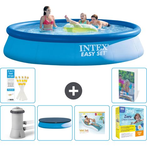 Easy Set Pool Rund - 396x84 cm - 7-teilig  S309 (1/5)