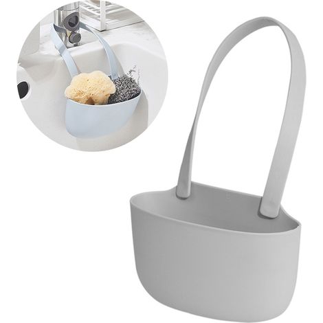Égouttoir à éponge suspendu pour évier, panier de rangement de cuisine en fil métallique pour éponges et grattoirs
