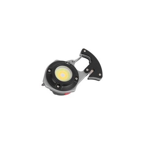 Lampe torche porte-clés LED - Mini lampe de travail COB haute luminosité - Multifonctionnelle et portable - Pour clés, voiture et camping