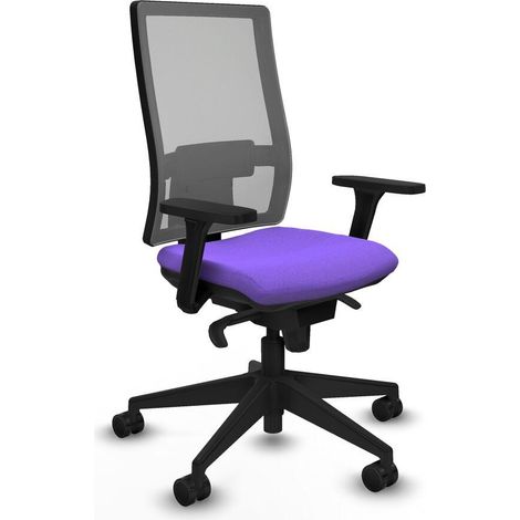piqueras-y-crespo Hornas chaise de bureau noir confortable (1/3)
