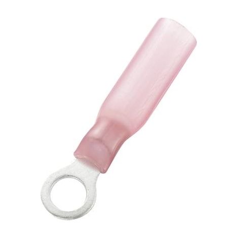TRU COMPONENTS 739250 CAPICORDA AD ANELLO CON TUBO TERMORETRAIBILE, SEZIONE TRASVERSALE (MAX): 1,50 MM², DIAMETRO FORO: 6,3 MM
