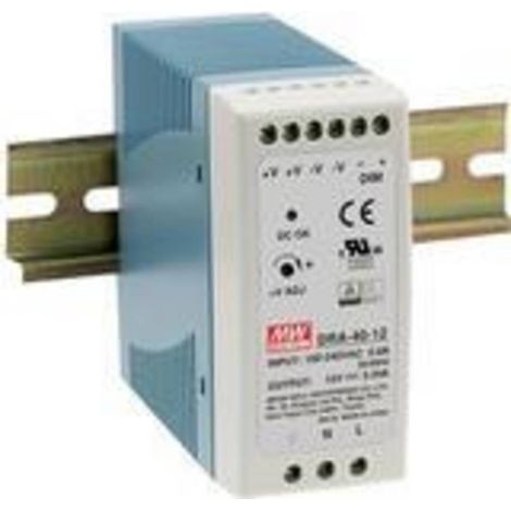 Alimentation rail DIN Mean Well DRA-40-24 24 V/DC 1.7 A 40.8 W 1 x 1 pc(s) C267341 (1/2)