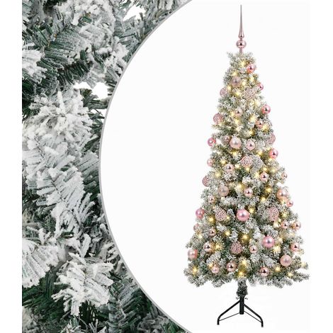 Albero di Natale artificiale con palline 180 cm 300 LED vidaXL (1/5)