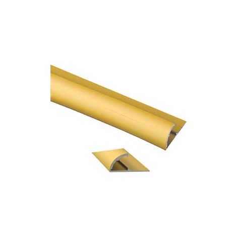 PIAGGIA ADESIVA PAVIMENTO FERMA PASSATOIA IN ALLUMINIO ORO  cm.73x26