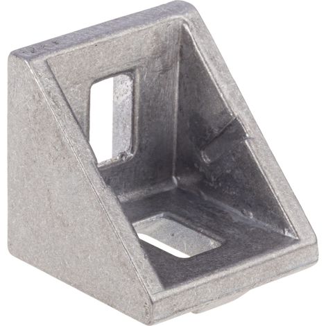Equerre de fixation RS PRO, profilé 20 mm, L. 18mm, rainure 5mm ( Prix pour Sachet de 10 )
