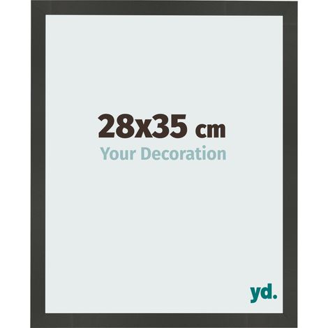 yd. - Cadre photo 28x35 - Anthracite - MDF - Bologna (1/5)