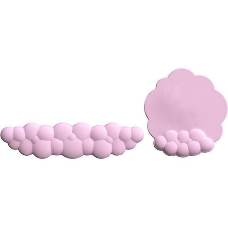 Tapis de souris ergonomique en forme de nuage avec repose-main et repose-poignet (kit)